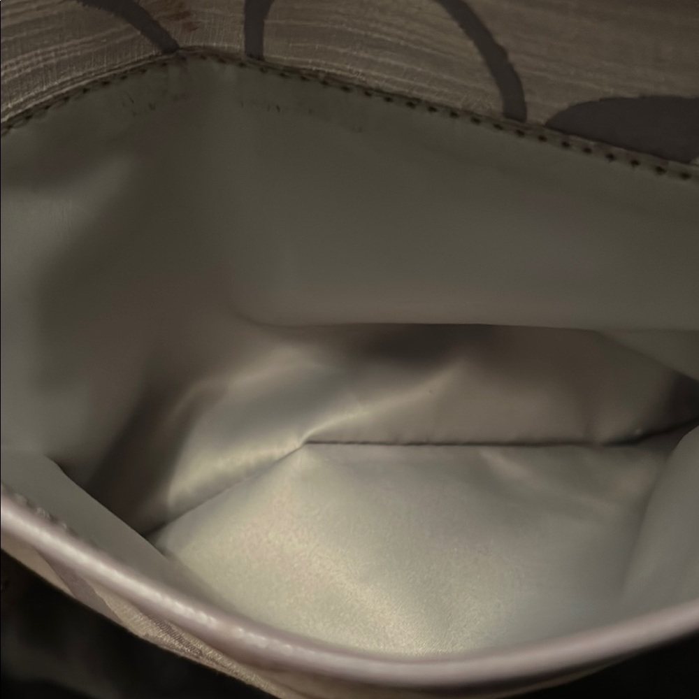 Coach Canvas Alexandra Lavender and Gray Signature Tote - Picture 6 of 14